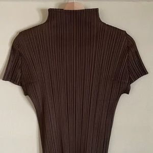 Issey miyake pleats please turtleneck tshirt